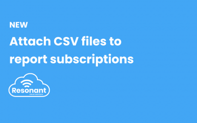 Attach CSV files to Salesforce Report Subscriptions